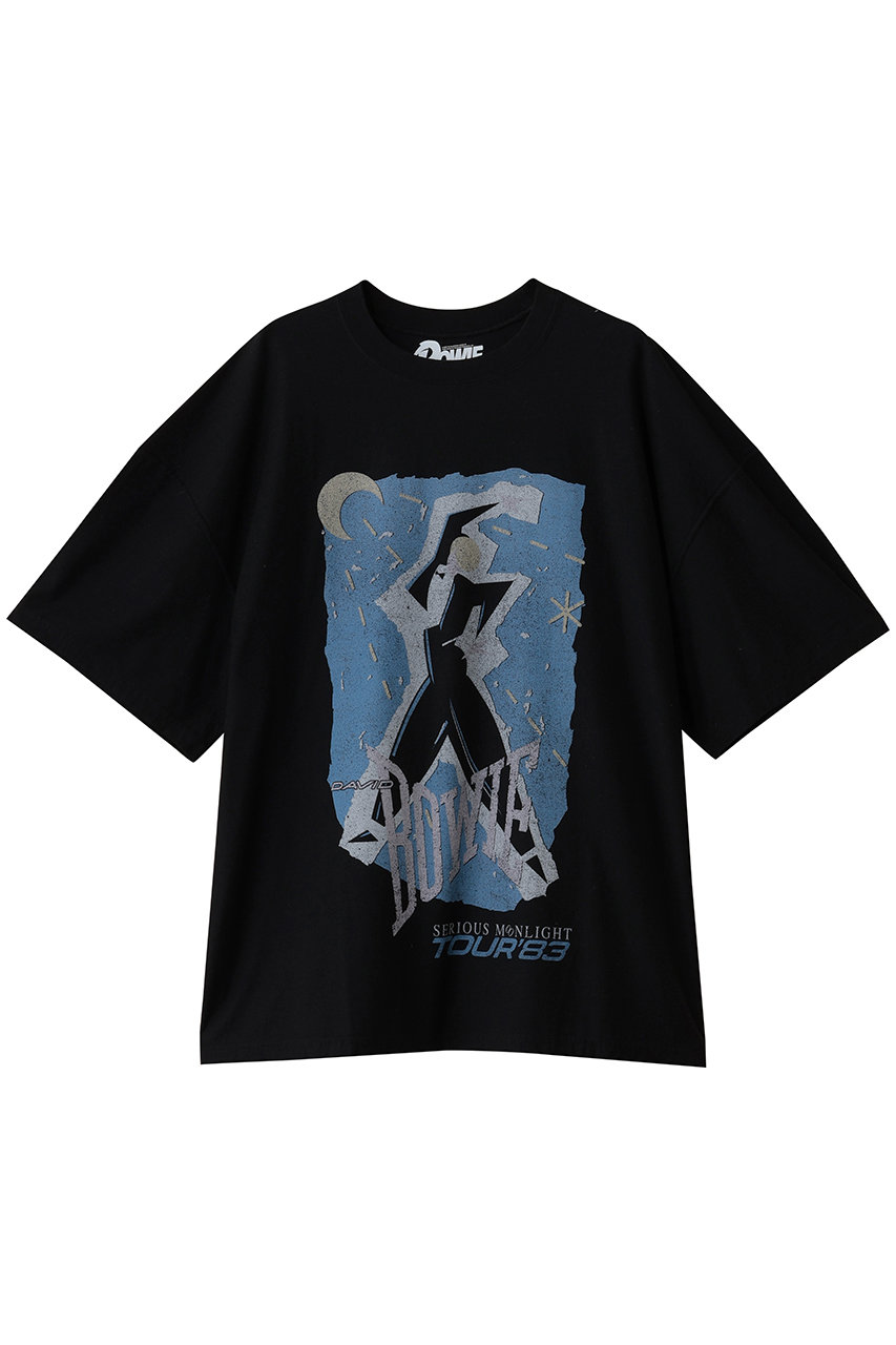 KATHARINE HAMNETT 【UNISEX】「LET'S DANCE」デヴィッド・ボウイ コラボレーションTシャツ (ブラック, L) キャサリン・ハムネット ELLE SHOP KATHARINE HAMNETT 【UNISEX】「LET'S DANCE」デヴィッド・ボウイ コラボレーションTシャツ (ブラック, L) キャサリン・ハムネット ELLE SHOP
