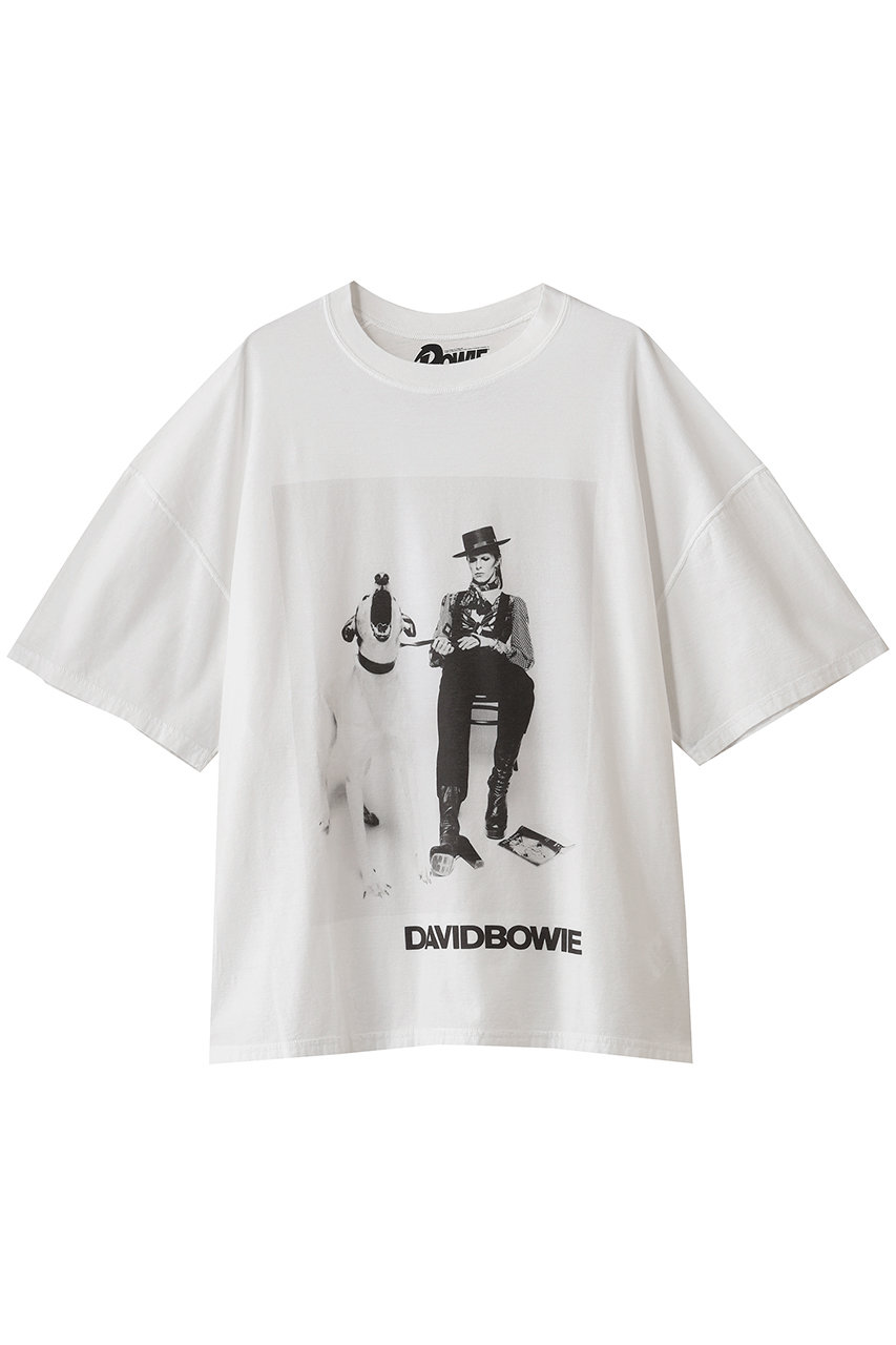 KATHARINE HAMNETT 【UNISEX】「DAIAMOND DOG」デヴィッド・ボウイ コラボレーションTシャツ (ホワイト, L) キャサリン・ハムネット ELLE SHOP KATHARINE HAMNETT 【UNISEX】「DAIAMOND DOG」デヴィッド・ボウイ コラボレーションTシャツ (ホワイト, L) キャサリン・ハムネット ELLE SHOP