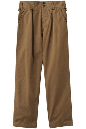 キャサリン・ハムネット/KATHARINE HAMNETTの【UNISEX】オーガニックチノワンプリーツワイドパンツ(110600/110601)