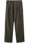 【UNISEX】オーガニックチノワンプリーツワイドパンツ キャサリン・ハムネット/KATHARINE HAMNETT オリーブ
