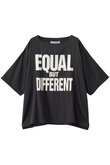 【UNISEX】ファブリックスローガンＴシャツ