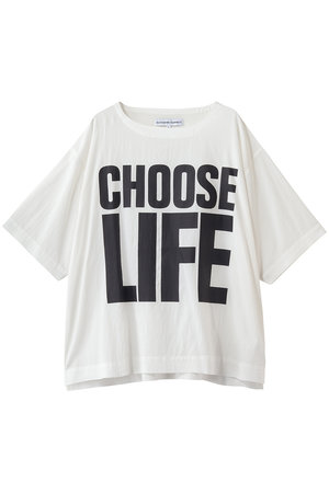 キャサリン・ハムネット/KATHARINE HAMNETTの【UNISEX】ファブリックスローガンＴシャツ(110100/110102)