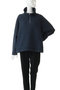 【UNISEX】オーガニックオーバーダイハーフジッププルオーバー キャサリン・ハムネット/KATHARINE HAMNETT