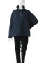 【UNISEX】オーガニックオーバーダイハーフジッププルオーバー キャサリン・ハムネット/KATHARINE HAMNETT