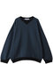 【UNISEX】バイカラーリブオーバーサイズスウェットプルオーバー キャサリン・ハムネット/KATHARINE HAMNETT ネイビー