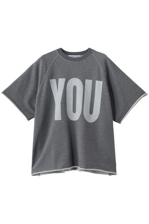 キャサリン・ハムネット/KATHARINE HAMNETTの【UNISEX】オーガニックコットンカットオフハーフスリーブドスウェットTシャツ(110100/110102)