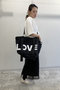 【UNISEX】【キャサリン・ハムネット×HYAKU】LOVE トートバッグ BIG キャサリン・ハムネット/KATHARINE HAMNETT