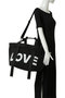 【UNISEX】【キャサリン・ハムネット×HYAKU】LOVE トートバッグ BIG キャサリン・ハムネット/KATHARINE HAMNETT