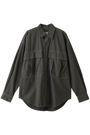 キャサリン・ハムネット/KATHARINE HAMNETTの【UNISEX】オーガニックコットンワークシャツジャケット(110800/110801)