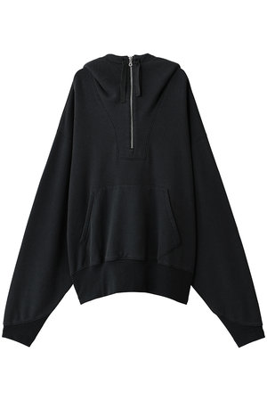 キャサリン・ハムネット/KATHARINE HAMNETTの【予約販売】【UNISEX】ヴィンテージ風ハーフジップ スウェットフーディ(110100/110105)