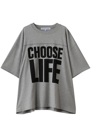 キャサリン・ハムネット/KATHARINE HAMNETTの【UNISEX】オーガニックスローガンビッグTシャツ バッグロゴ入り(110100/110102)