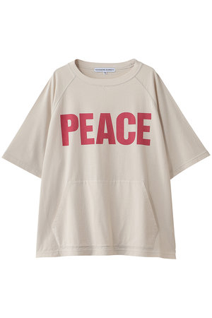 キャサリン・ハムネット/KATHARINE HAMNETTの【UNISEX】ハーフスリープドTシャツウィズリブカフ(110100/110102)
