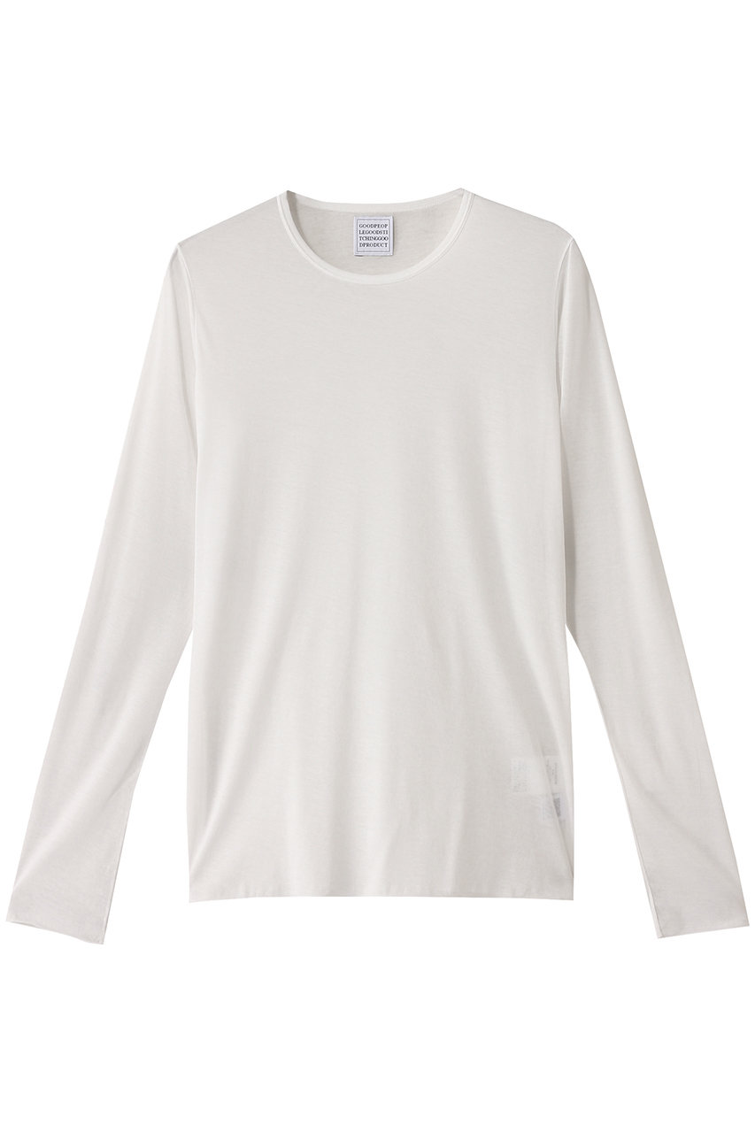 GOOD PEOPLE GOOD STITCHING GOOD PRODUCT クルーネック ロングスリーブTシャツ (ホワイト, M) グッド ピープル グッド ステッチング グッド プロダクト ELLE SHOP GOOD PEOPLE GOOD STITCHING GOOD PRODUCT クルーネック ロングスリーブTシャツ (ホワイト, M) グッド ピープル グッド ステッチング グッド プロダクト ELLE SHOP