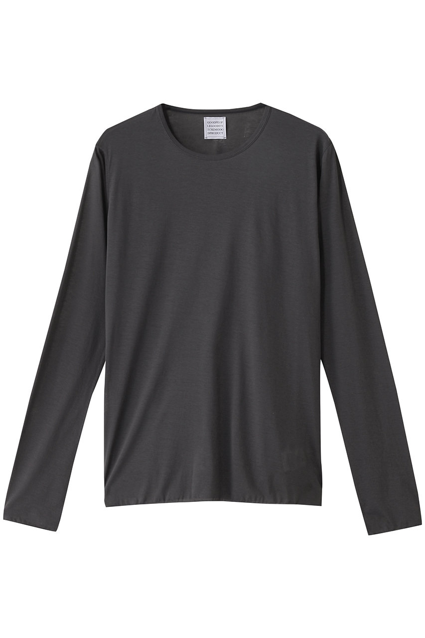 GOOD PEOPLE GOOD STITCHING GOOD PRODUCT クルーネック ロングスリーブTシャツ (チャコール, M) グッド ピープル グッド ステッチング グッド プロダクト ELLE SHOP GOOD PEOPLE GOOD STITCHING GOOD PRODUCT クルーネック ロングスリーブTシャツ (チャコール, M) グッド ピープル グッド ステッチング グッド プロダクト ELLE SHOP