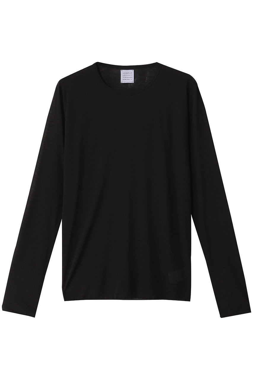 GOOD PEOPLE GOOD STITCHING GOOD PRODUCT クルーネック ロングスリーブTシャツ (ブラック, M) グッド ピープル グッド ステッチング グッド プロダクト ELLE SHOP GOOD PEOPLE GOOD STITCHING GOOD PRODUCT クルーネック ロングスリーブTシャツ (ブラック, M) グッド ピープル グッド ステッチング グッド プロダクト ELLE SHOP