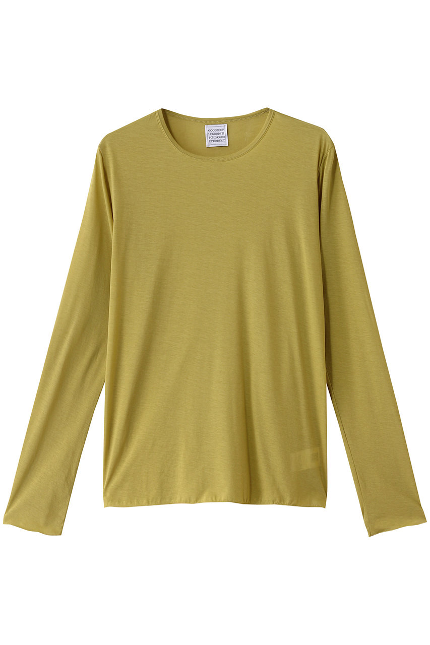 GOOD PEOPLE GOOD STITCHING GOOD PRODUCT クルーネック ロングスリーブTシャツ (ライム, M) グッド ピープル グッド ステッチング グッド プロダクト ELLE SHOP GOOD PEOPLE GOOD STITCHING GOOD PRODUCT クルーネック ロングスリーブTシャツ (ライム, M) グッド ピープル グッド ステッチング グッド プロダクト ELLE SHOP