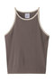 タンクトップ グッド ピープル グッド ステッチング グッド プロダクト/GOOD PEOPLE GOOD STITCHING GOOD PRODUCT グレー×ベージュトップ