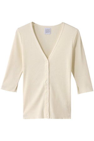 グッド ピープル グッド ステッチング グッド プロダクト/GOOD PEOPLE GOOD STITCHING GOOD PRODUCTのVネック3/4スリーブカーディガン(110300/110303)