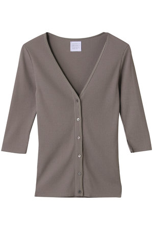 グッド ピープル グッド ステッチング グッド プロダクト/GOOD PEOPLE GOOD STITCHING GOOD PRODUCTのVネック3/4スリーブカーディガン(110300/110303)