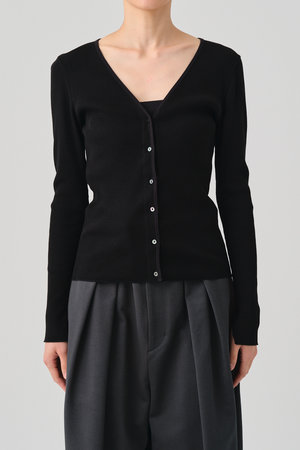 グッド ピープル グッド ステッチング グッド プロダクト/GOOD PEOPLE GOOD STITCHING GOOD PRODUCTのVネック ロングスリーブ カーディガン(110100/110104)