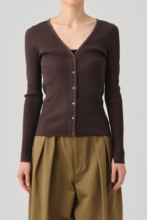 グッド ピープル グッド ステッチング グッド プロダクト/GOOD PEOPLE GOOD STITCHING GOOD PRODUCTのVネック ロングスリーブ カーディガン(110100/110104)