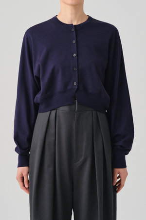 グッド ピープル グッド ステッチング グッド プロダクト/GOOD PEOPLE GOOD STITCHING GOOD PRODUCTのドルマンスリーブ クロップド ニット カーディガン(110300/110303)