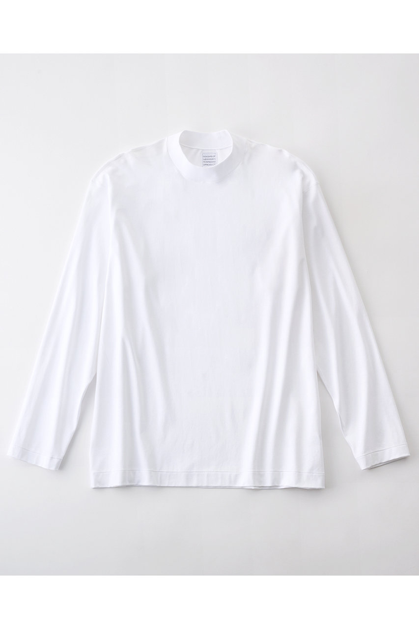 【UNISEX】モックネック ロングスリーブTシャツ