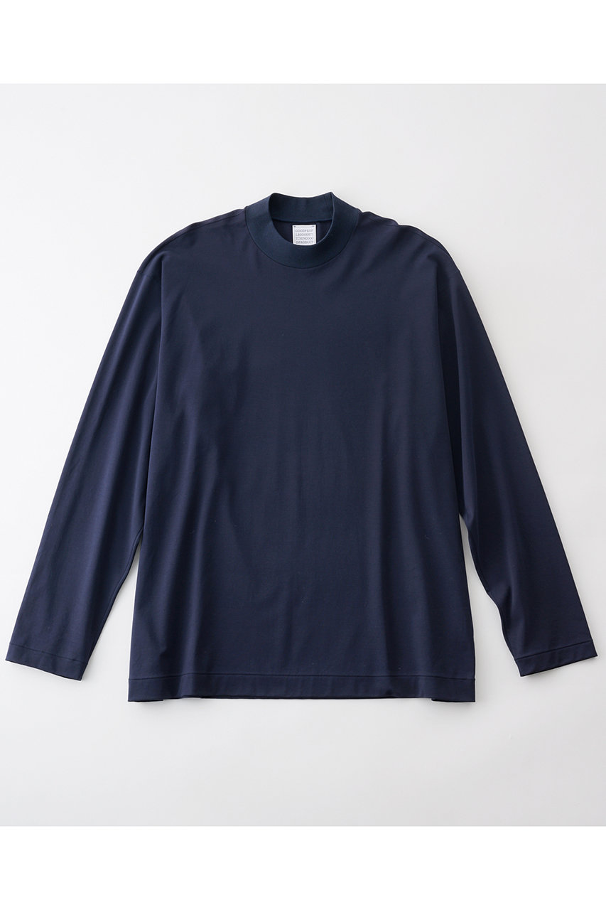 【UNISEX】モックネック ロングスリーブTシャツ