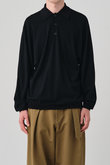 【MEN】Reduced Collar ドルマンスリーブ ニット ポロ
