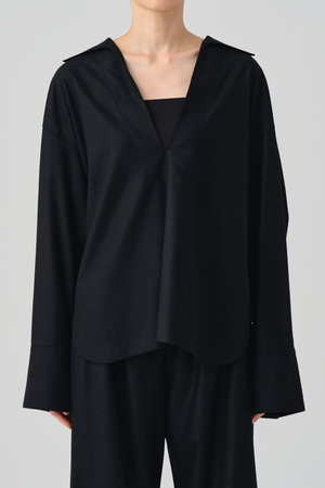 グッド ピープル グッド ステッチング グッド プロダクト/GOOD PEOPLE GOOD STITCHING GOOD PRODUCTのロング スリーブ スキッパー シャツ(110400/110403)