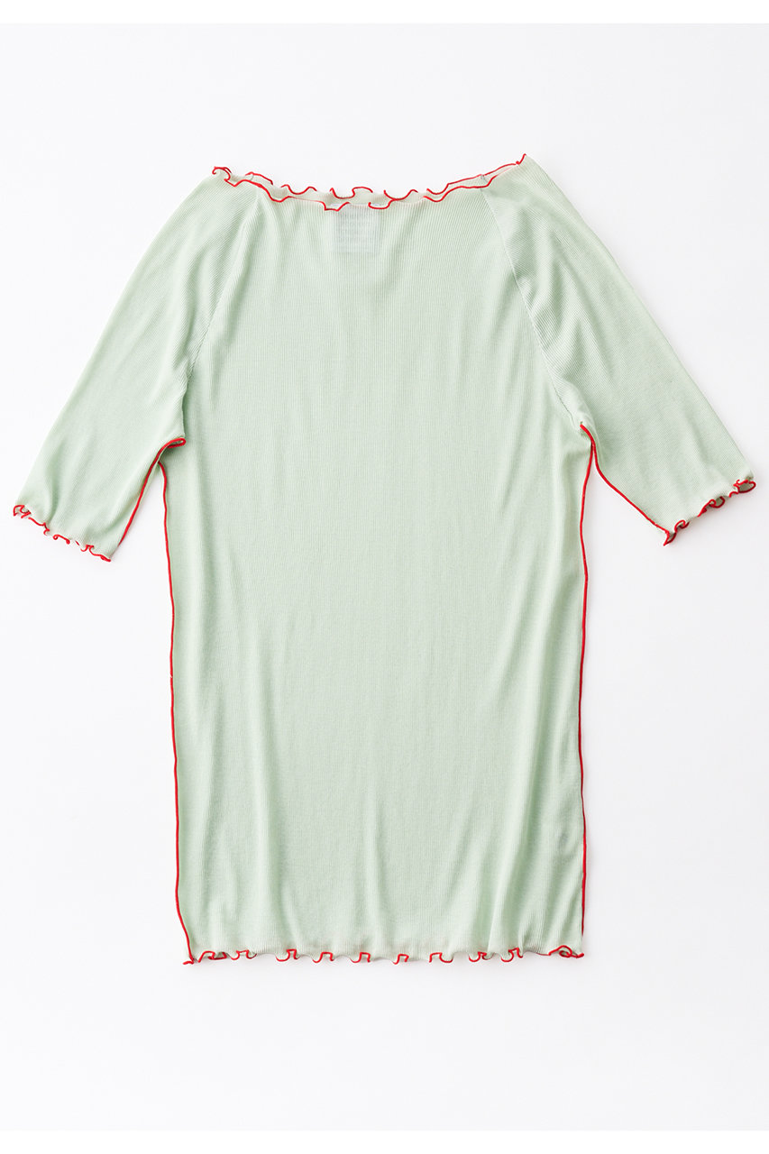 グッド ピープル グッド ステッチング グッド プロダクト/GOOD PEOPLE GOOD STITCHING GOOD PRODUCTのメロウエッジ ハーフスリーブ Tシャツ(ヴェリーライトグリーン/02-01-1856)