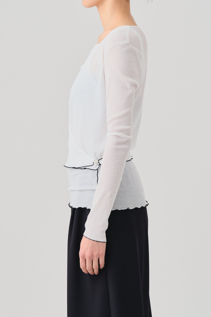 グッドピープルグッドステッチンググッドプロダクト リブニットカーディガン S 赤 GOOD PEOPLE GOOD STITCHING GOOD PRODUCT｜グッド ピープル グッド