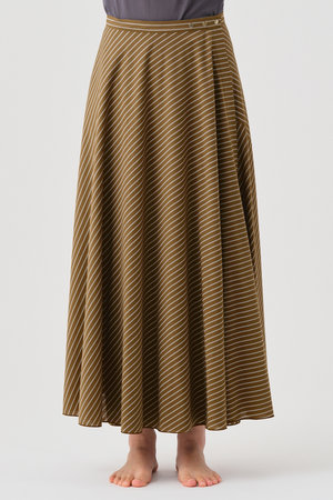 グッド ピープル グッド ステッチング グッド プロダクト/GOOD PEOPLE GOOD STITCHING GOOD PRODUCTのフレア ラップ スカート(110700/110703)