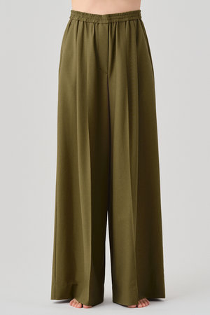 グッド ピープル グッド ステッチング グッド プロダクト/GOOD PEOPLE GOOD STITCHING GOOD PRODUCTのドローストリング イージー ワイドパンツ(110600/110601)