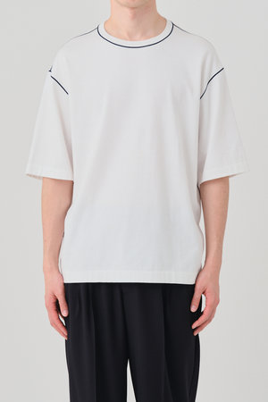 グッド ピープル グッド ステッチング グッド プロダクト/GOOD PEOPLE GOOD STITCHING GOOD PRODUCTの【UNISEX】カラーステッチ クルーネック ショートスリーブ Tシャツ(110100/110102)