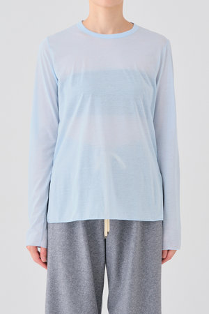 グッド ピープル グッド ステッチング グッド プロダクト/GOOD PEOPLE GOOD STITCHING GOOD PRODUCTのサイドスリット クルーネック ロングスリーブTシャツ(110100/110103)