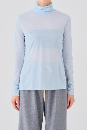 グッド ピープル グッド ステッチング グッド プロダクト/GOOD PEOPLE GOOD STITCHING GOOD PRODUCTのサイドスリット タートルネック ロングスリーブTシャツ(110100/110103)