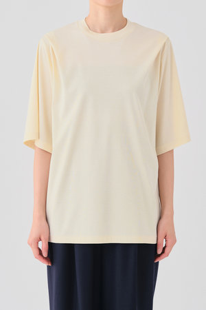 グッド ピープル グッド ステッチング グッド プロダクト/GOOD PEOPLE GOOD STITCHING GOOD PRODUCTのプリーツ ショルダーショートスリーブTシャツ(110100/110102)