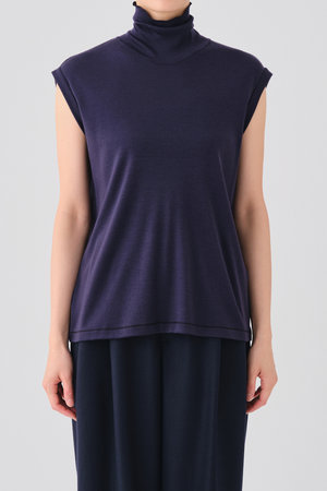 グッド ピープル グッド ステッチング グッド プロダクト/GOOD PEOPLE GOOD STITCHING GOOD PRODUCTのコンフォート ハイネック ノースリーブTシャツ(110100/110101)