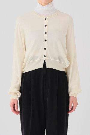 グッド ピープル グッド ステッチング グッド プロダクト/GOOD PEOPLE GOOD STITCHING GOOD PRODUCTのニット クロップド クルーネックカーディガン(110300/110303)