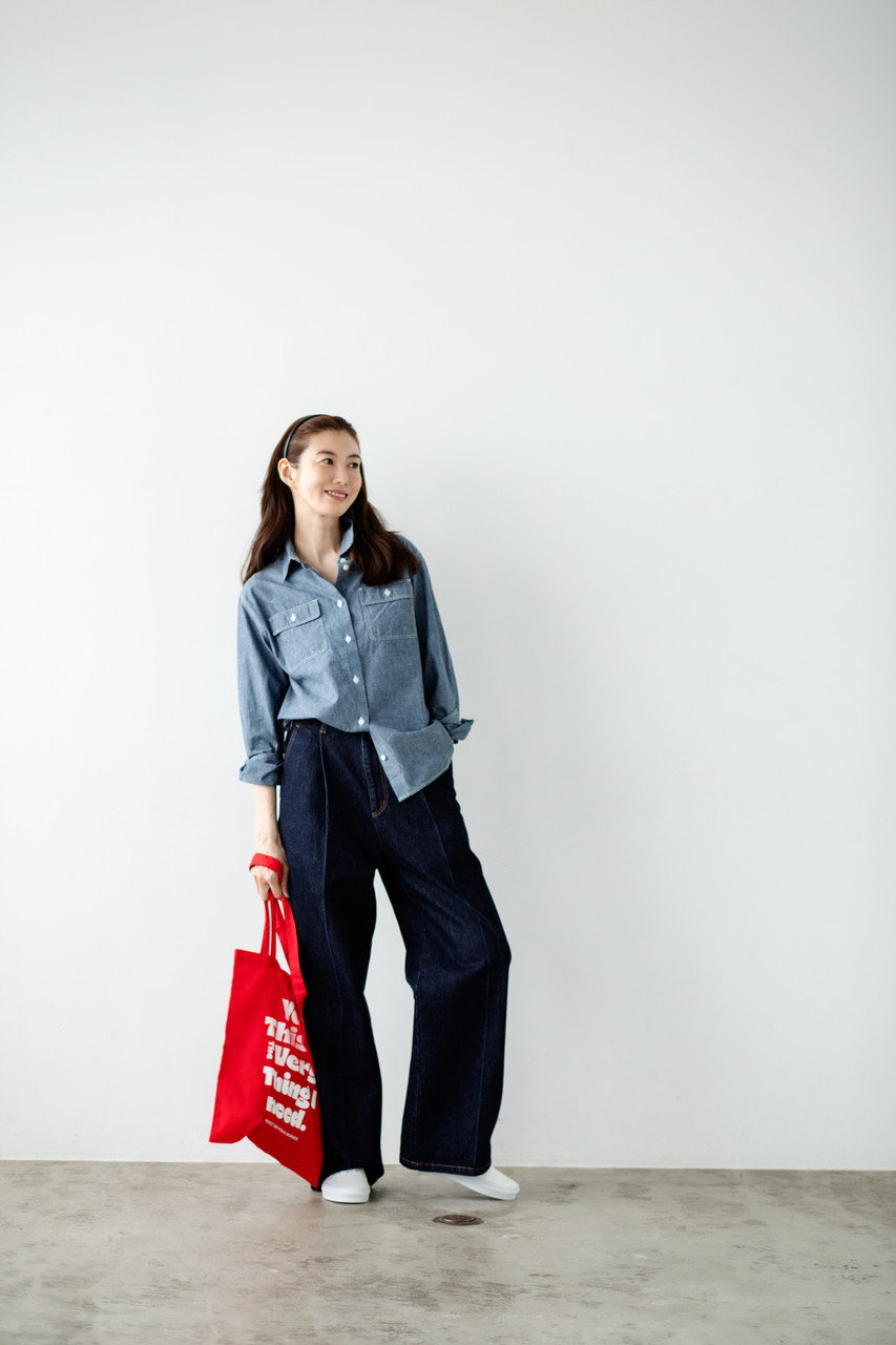 MY WEAKNESS(マイ ウィークネス)｜Sham Shirt/BLUE の通販｜ELLESHOP