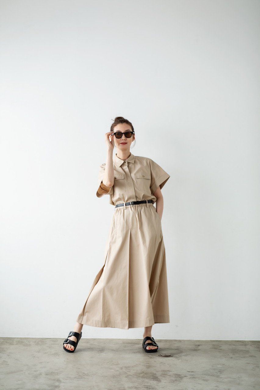 MY WEAKNESS(マイ ウィークネス)｜Olja Safari Shirt/BEIGE の