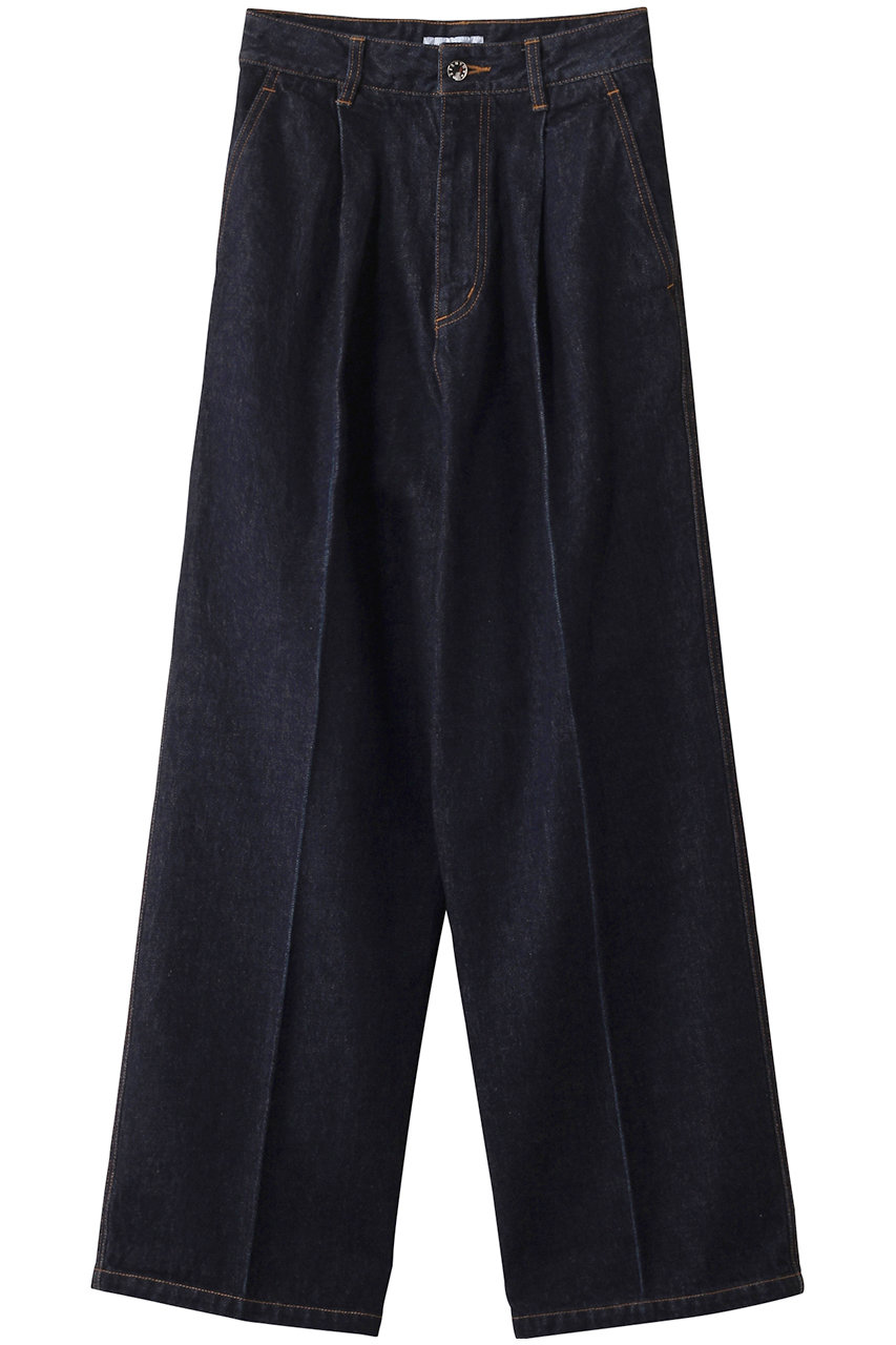 MY WEAKNESS Denim Wide Pants (INDIGO, 24) マイ ウィークネス ELLE SHOP MY WEAKNESS Denim Wide Pants (INDIGO, 24) マイ ウィークネス ELLE SHOP