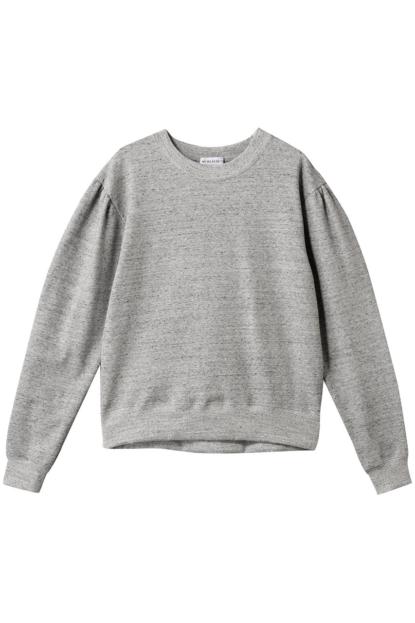 MY WEAKNESS Olja Sweat Shirt (TOP GRAY, F) マイ ウィークネス ELLE SHOP MY WEAKNESS Olja Sweat Shirt (TOP GRAY, F) マイ ウィークネス ELLE SHOP