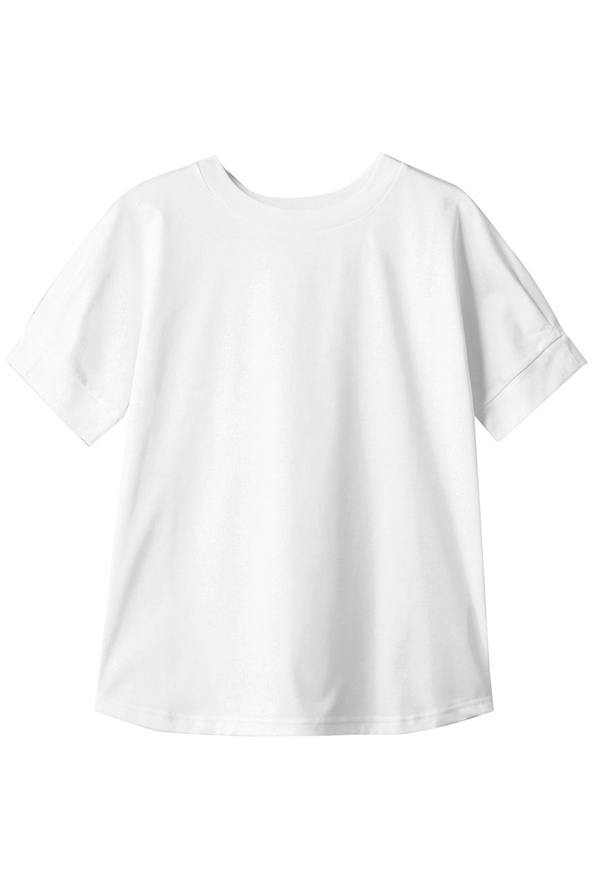 MY WEAKNESS Olja Tuck Sleeve T (WHITE, S) マイ ウィークネス ELLE SHOP