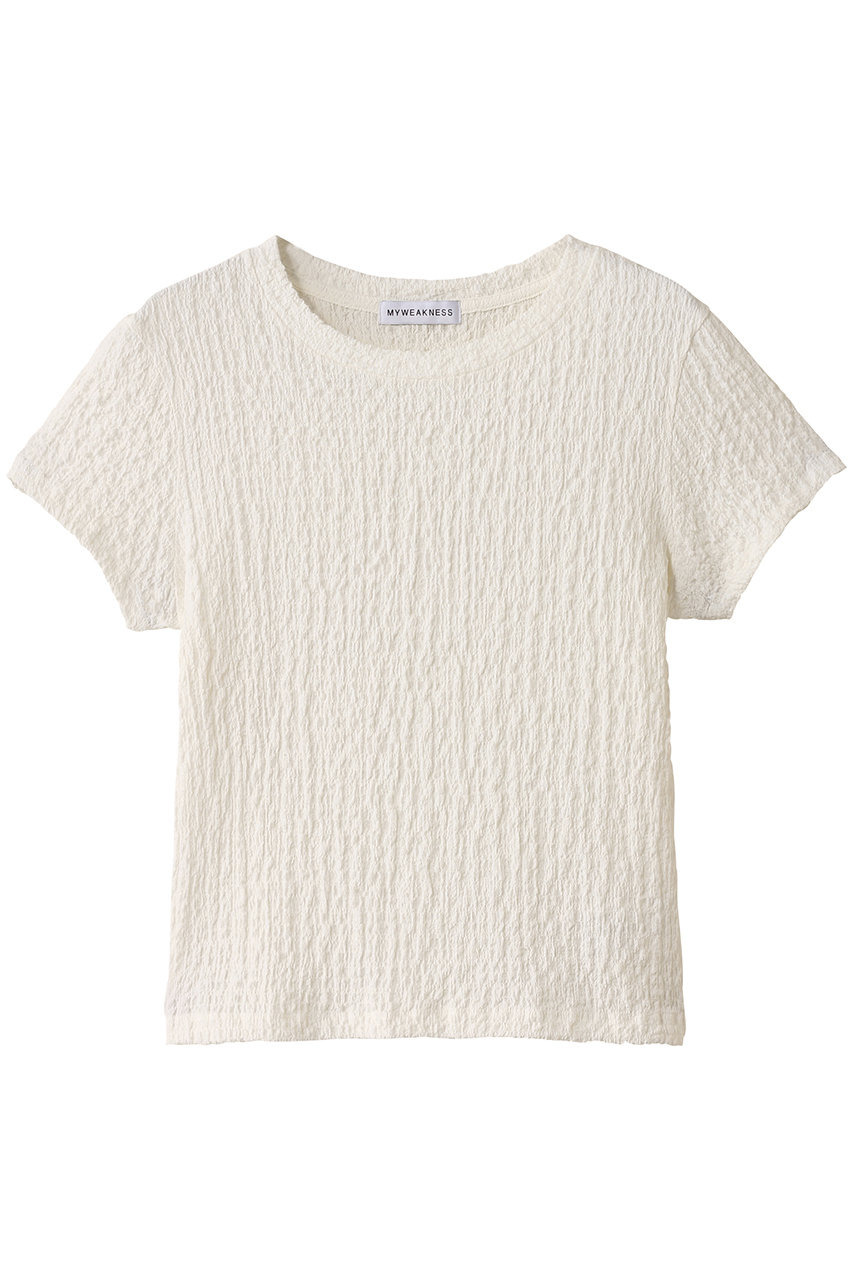 MY WEAKNESS Olja Moco T (WHITE, M) マイ ウィークネス ELLE SHOP MY WEAKNESS Olja Moco T (WHITE, M) マイ ウィークネス ELLE SHOP