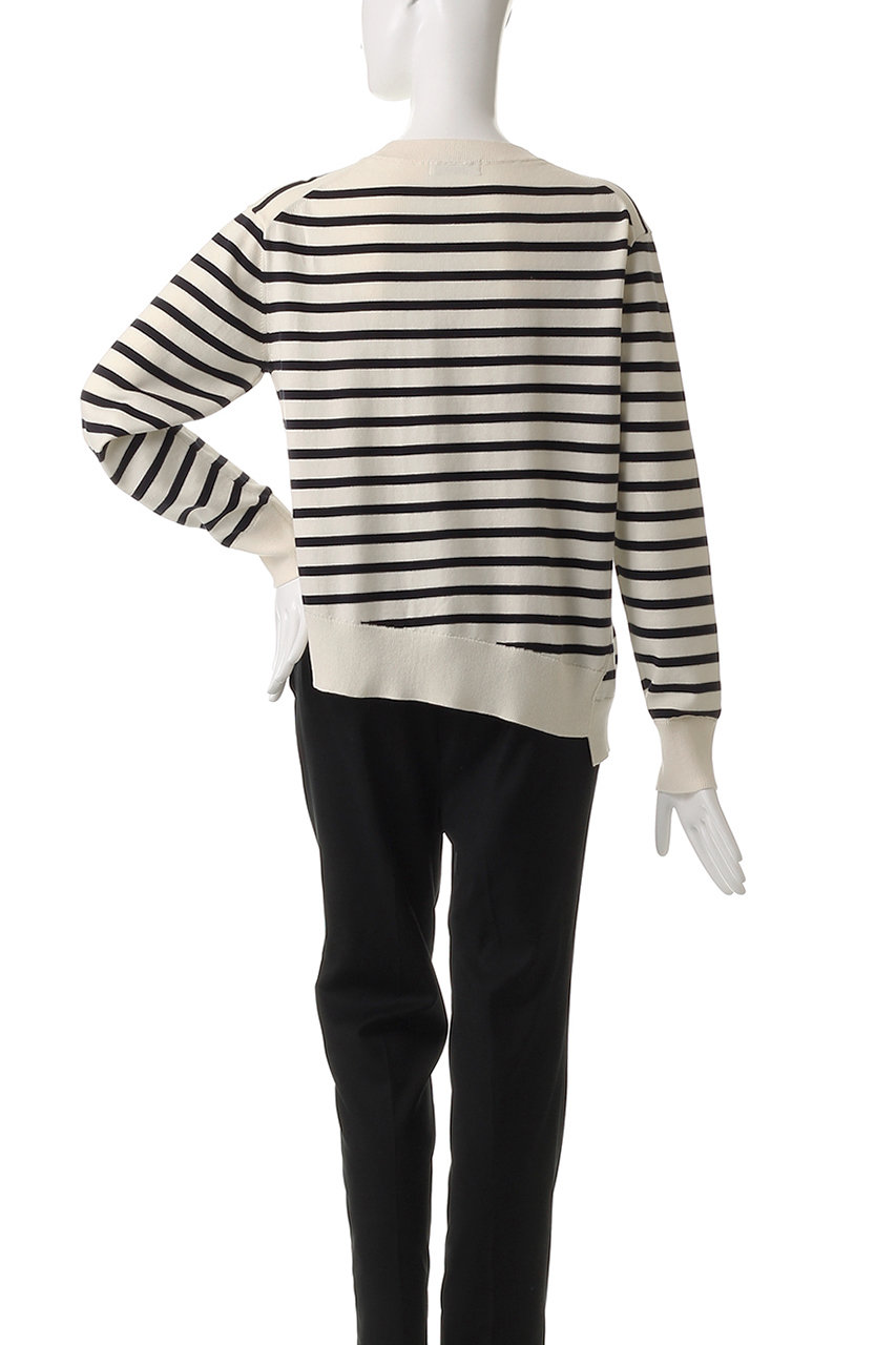 MY WEAKNESS(マイ ウィークネス)｜Olja Border Knit/WHITE BASE の通販