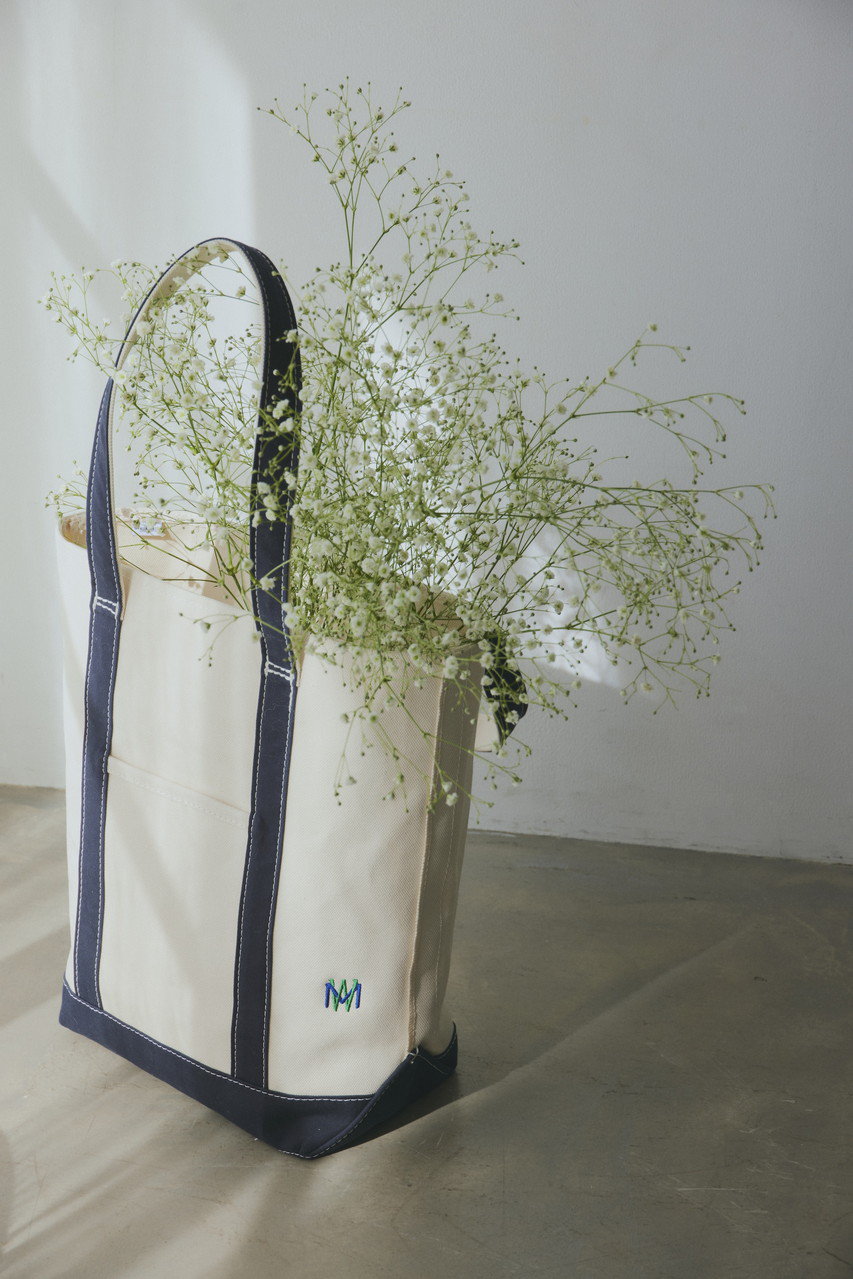 MY WEAKNESS(マイ ウィークネス)｜Maine Tote/エクリュ×ネイビー の