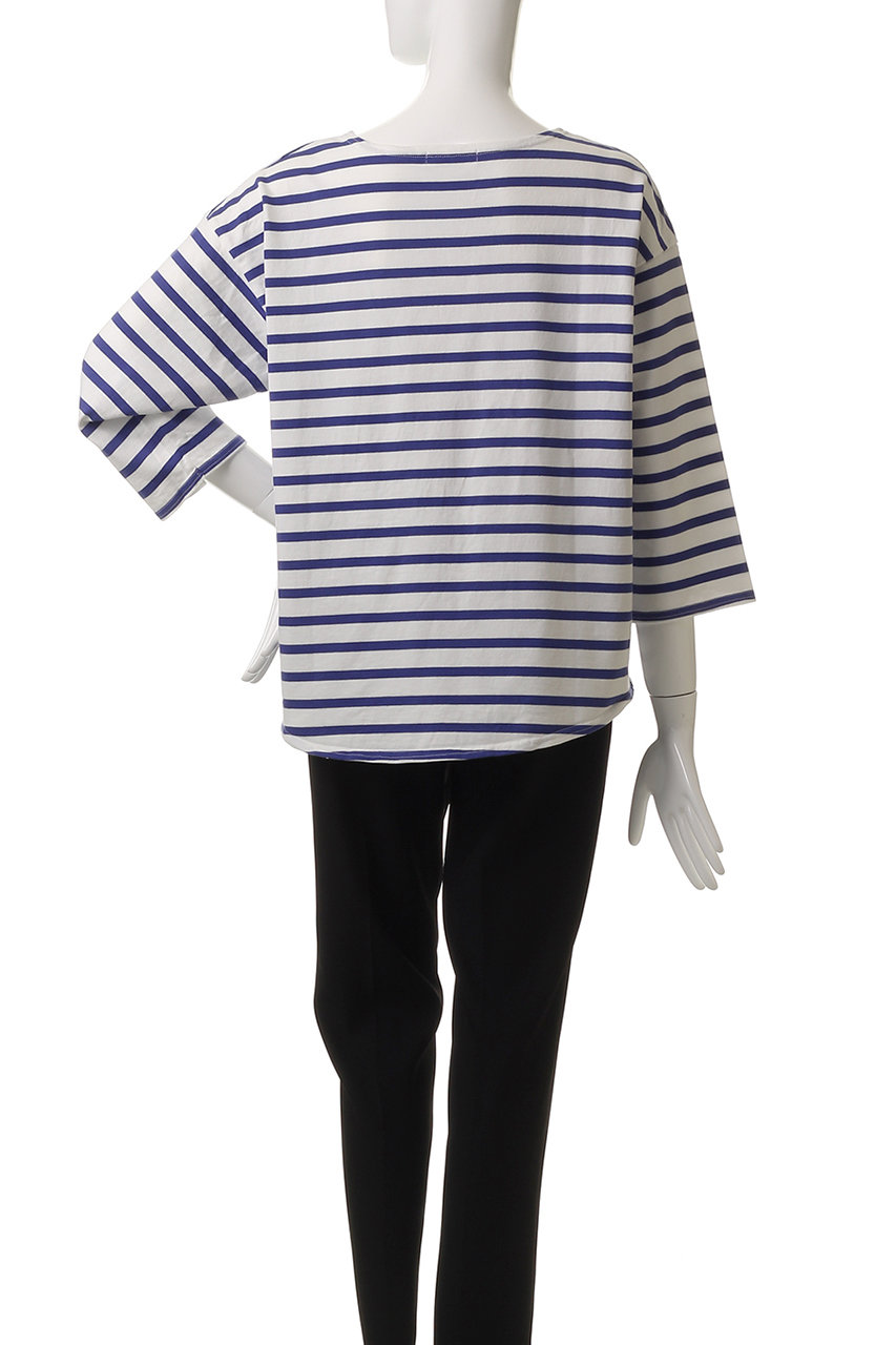 MY WEAKNESS(マイ ウィークネス)｜Basque Shirt/WHITE×BLUE の通販