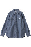 MY WEAKNESS(マイ ウィークネス)｜Chambray Shirt/ブルー の通販
